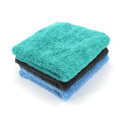 china microfiber edgeless coral fleece towel