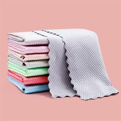 Microfiber Fish Scale Towel