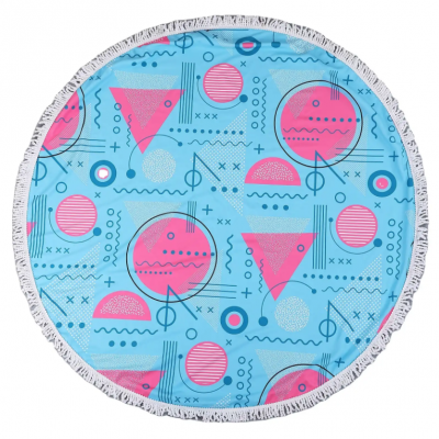 Soft Quick Dry Round Beach Towel Blanket for Adults