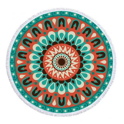 Printing Round Microfiber Pool Towel