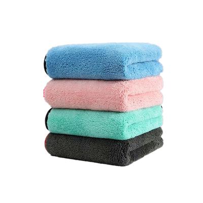 40x40cm 1200gsm Composited Coral Fleece Towel