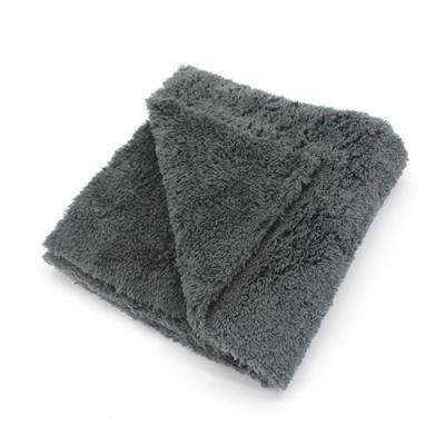 40×40cm Edgeless Coral Fleece Cleaning Towel - Super Absorbent Lint-Free Microfiber Cloth for Car Detailing & Household Cleaning