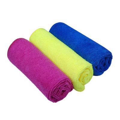 40×40cm Microfiber Warp Weaving Cleaning Towel - 80% Polyester 20% Polyamide, Lint-Free & Absorbent