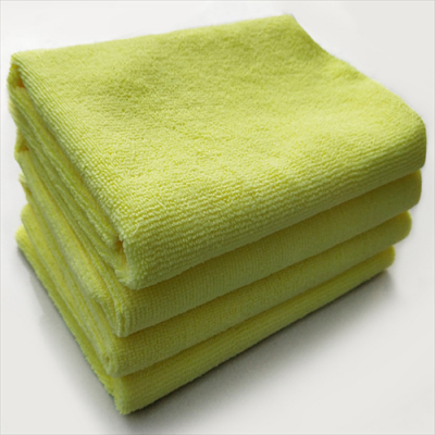 40×40cm Edgeless Microfiber Cleaning Towel - Ultrasonic Cut, Super Absorbent Lint-Free Cloth